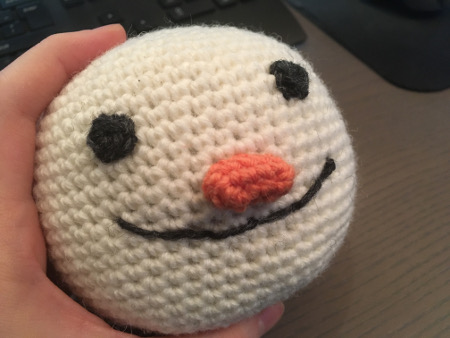 Snowman face